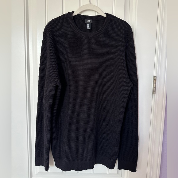 H&M Other - H&M | Men’s Knit Crew Neck Sweater in Black | Size M